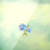 ジャスト得結婚した |あじさい結婚の車 ウィンドウサイン (シート3)