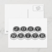 ジャスト書 ポストカード (正面/裏面)