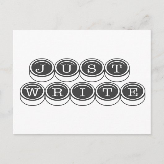 ジャスト書 ポストカード (正面)