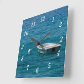 ジャスト浮動のまわりに壁時計 スクエア壁時計 (傾斜)