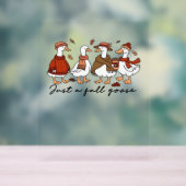 ジャスト秋クラシックグースTシャツ アクリルサイン (ニュートラル)