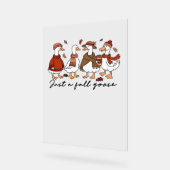 ジャスト秋クラシックグースTシャツ アクリルサイン (傾斜)