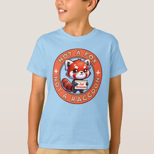 ジャスト素晴らしレッドパンダ Tシャツ (正面)
