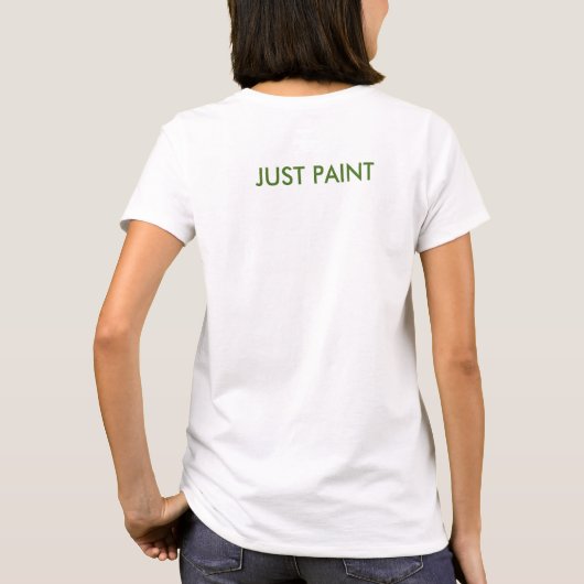 ジャスト絵を描 Tシャツ (裏面)