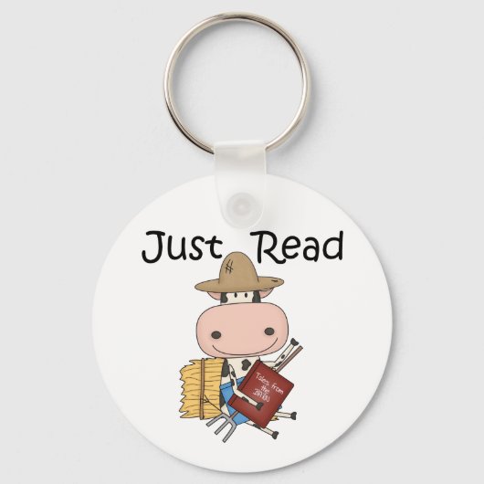 ジャスト読 キーホルダー (正面)