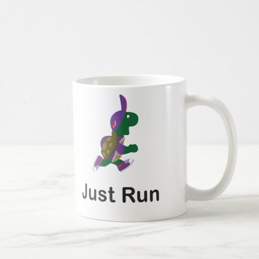 ジャスト走走のカメ コーヒーマグカップ (右)