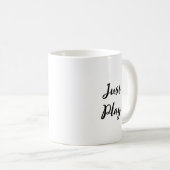 ジャスト遊 |ピアノとカラフル花 コーヒーマグカップ (正面右)
