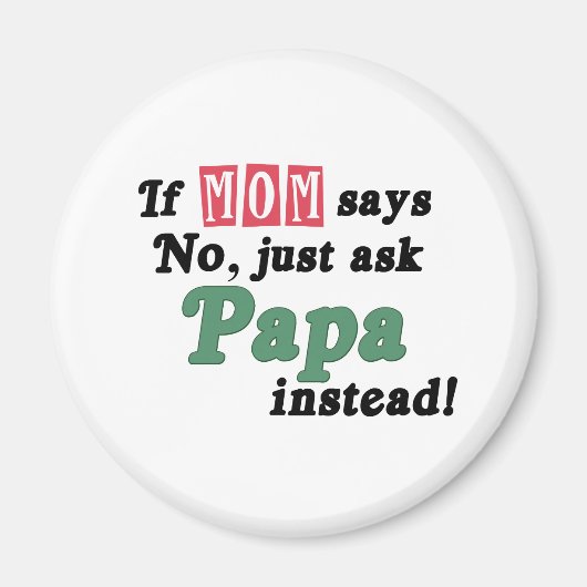 ジャスト頼パパ マグネット (正面)