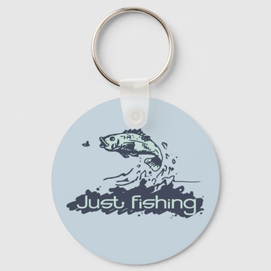 ジャスト魚釣りキーチェーン キーホルダー (正面)