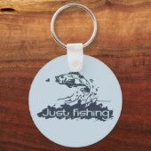 ジャスト魚釣りキーチェーン キーホルダー (正面)