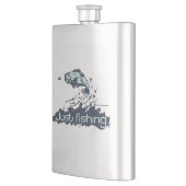 ジャスト魚釣りジャンプ魚グラフィックドリンクボトル フラスク (左)