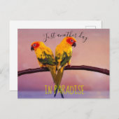 『ジャスト・アナデア・イン・パラダイス』 ポストカード (正面/裏面)