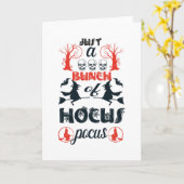 ジャスト・オブ・ホカス・ポカス カード (黄色い花)