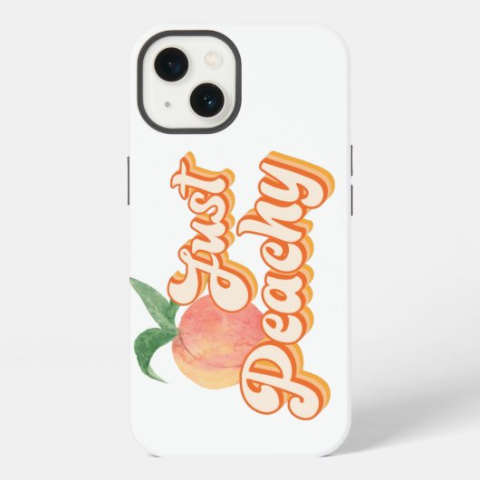 ジャスト・ピーチィ Case-Mate iPhoneケース iPhone 13ケース (裏面)