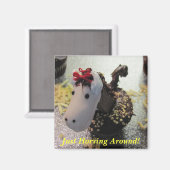 ジャスト・ホーシング・マのまわりにグネット マグネット (正面/裏面)