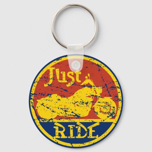 ジャスト・ライド キーホルダー (正面)