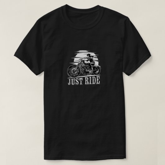 ジャスト・ライド Tシャツ (デザイン正面)