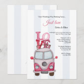 ジャスト・ラブ 招待状 (正面/裏面)