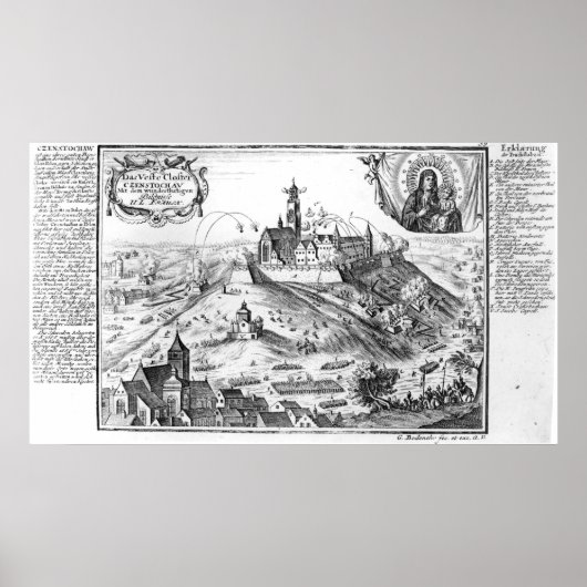 ジャスナ・ゴラ修道院,チェストチョワ ポスター (正面)