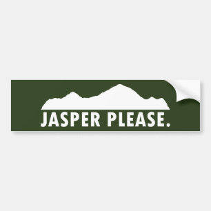 ジャスパーお願い バンパーステッカー