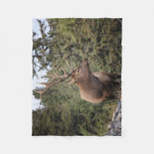 ジャスパーのブルエルク フリースブランケット (正面)