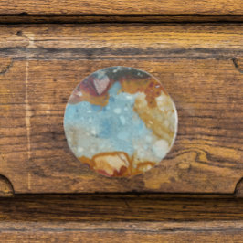 ジャスパーカラフルストーン模様 セラミックノブ