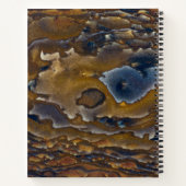 ジャスパースラブ上の旋回パターン ノートブック (裏面)