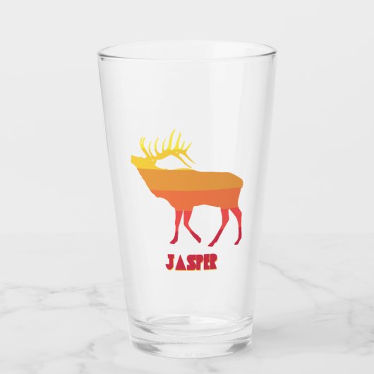 ジャスパーナショナルパークエルク タンブラーグラス (正面)