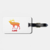 ジャスパーナショナルパークエルク ラゲッジタグ (裏面横)