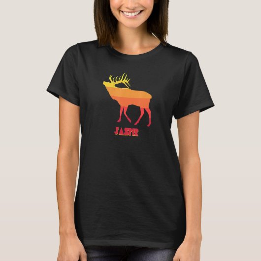 ジャスパーナショナルパークエルク Tシャツ (正面)