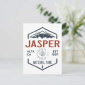 ジャスパーナショナルパークカナダヴィンテージ ポストカード (スタンド正面)