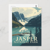 ジャスパーナショナルパークトラベル自然 ポストカード (正面/裏面)