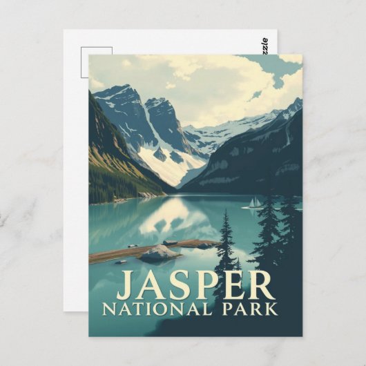 ジャスパーナショナルパークトラベル自然 ポストカード (正面/裏面)