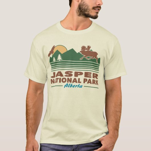 ジャスパーナショナルパークムース Tシャツ (正面)
