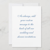 ジャスパーフェイクウェア 招待状 (裏面)