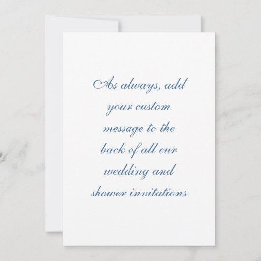 ジャスパーフェイクウェア 招待状 (裏面)