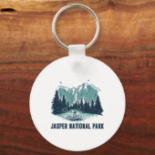 ジャスパーマウンテン アルバータ州 カナダ ジャスパー国立公園 キーホルダー (正面)
