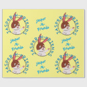 ジャスパーンフレンズラッピング紙 ラッピングペーパー (フラット)