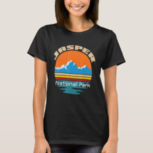 ジャスパー国立公園お土産カナダウォーターフォールズモ Tシャツ