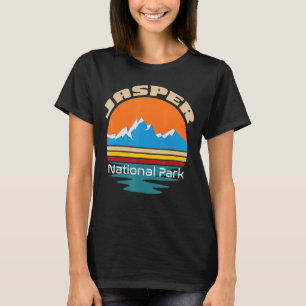 ジャスパー国立公園お土産カナダウォーターフォールズモ Tシャツ