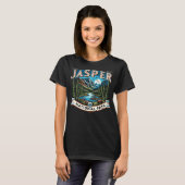 ジャスパー国立公園アルバータカナダグラフィック Tシャツ (正面フル)