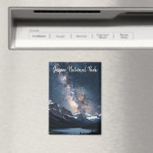 ジャスパー国立公園カナダ夜 マグネット (インサイチュ (食洗機))