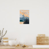 ジャスパー国立公園カナダ旅行アートヴィンテージ ポスター (キッチン)