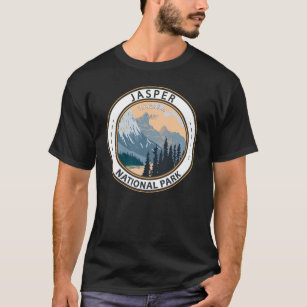 ジャスパー国立公園カナダ旅行ヴィンテージバッジ Tシャツ