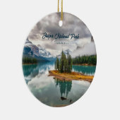 ジャスパー国立公園バンフカナダサミナリー セラミックオーナメント (右)