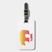 ジャスパー国立公園ベア ラゲッジタグ (正面縦)