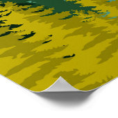 ジャスパー国立公園ヴィンテージ旅行ポスター ポスター (角)