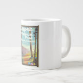 ジャスパー国立公園、カナダ旅行ポスター ジャンボコーヒーマグカップ (正面右)