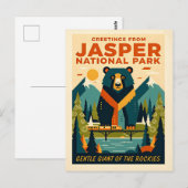 ジャスパー国立公園 カナダ ポストカード (正面/裏面)