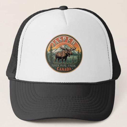 ジャスパー国立公園 ロッキー山脈 アドベンチャー Gif キャップ (正面)